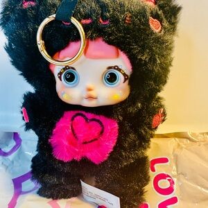 Plush Nommi Keychain Doll -Plush Nommi  “Loveliness Never Ends”- Gift for Her